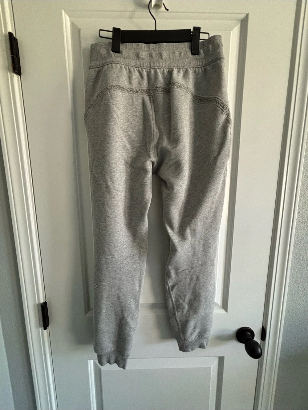 lululemon athletica Gray Sherpa-Trim Track Pants